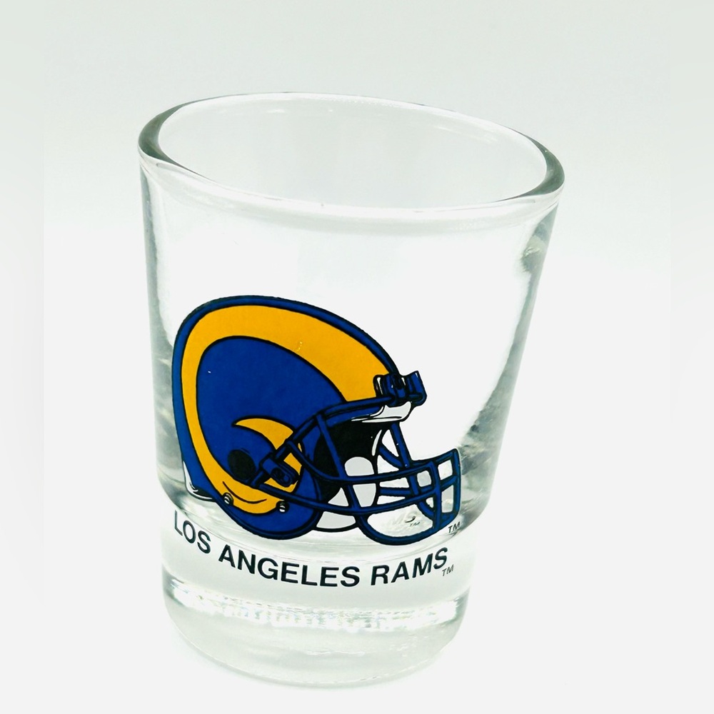 Vintage NFL Los Angeles Rams Collectible Glass Shot Glass